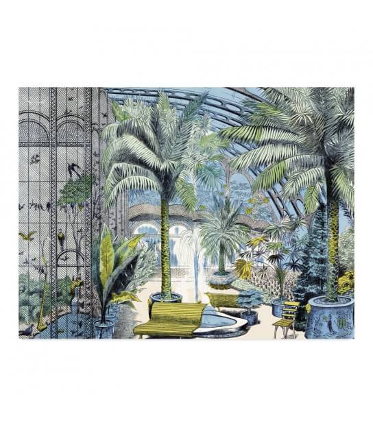 Housse de Coussin Jardin d'hiver en lin (52 x 52 cm) - Maison Images  d'Épinal